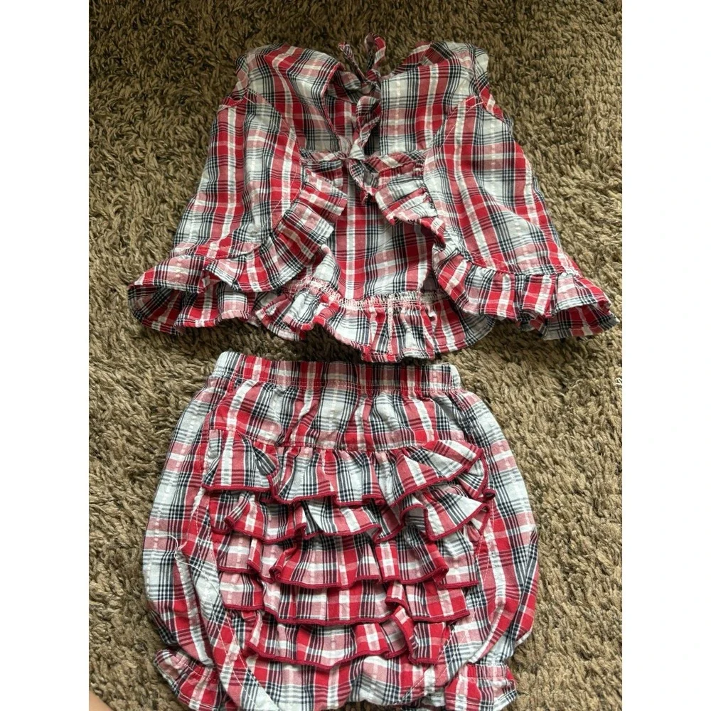 Duck Head bloomer red plaid